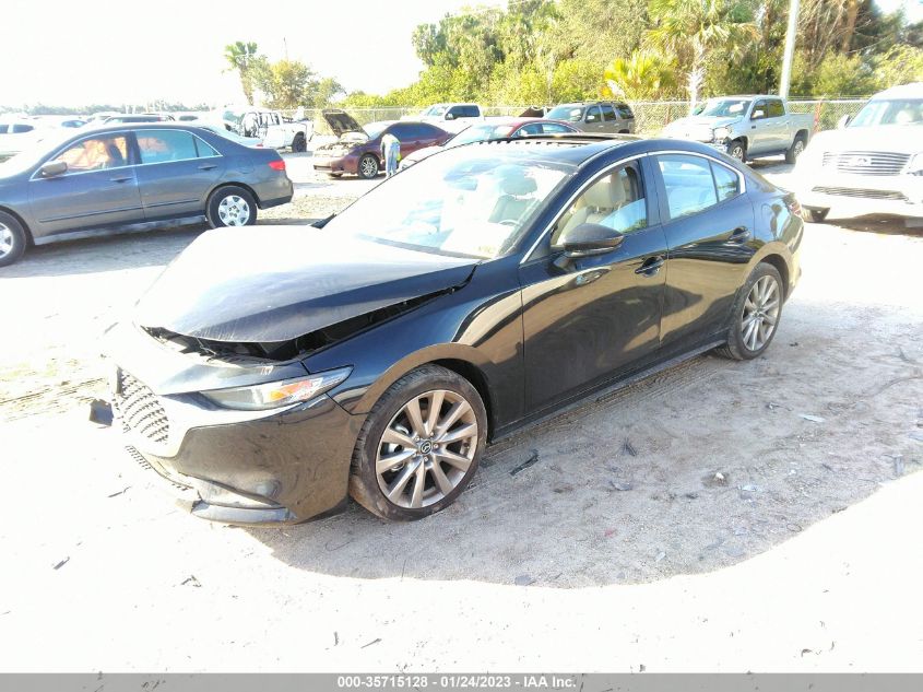 2021 MAZDA MAZDA3 SEDAN PREFERRED VIN: JM1BPACL2M1303166