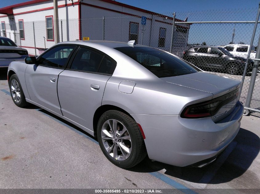 2022 DODGE CHARGER SXT VIN: 2C3CDXJG3NH265010