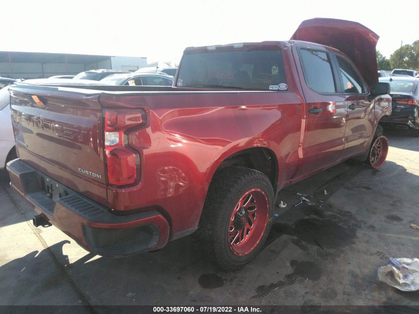 2021 CHEVROLET SILVERADO 1500 CUSTOM VIN: 1GCPWBEK6MZ169007