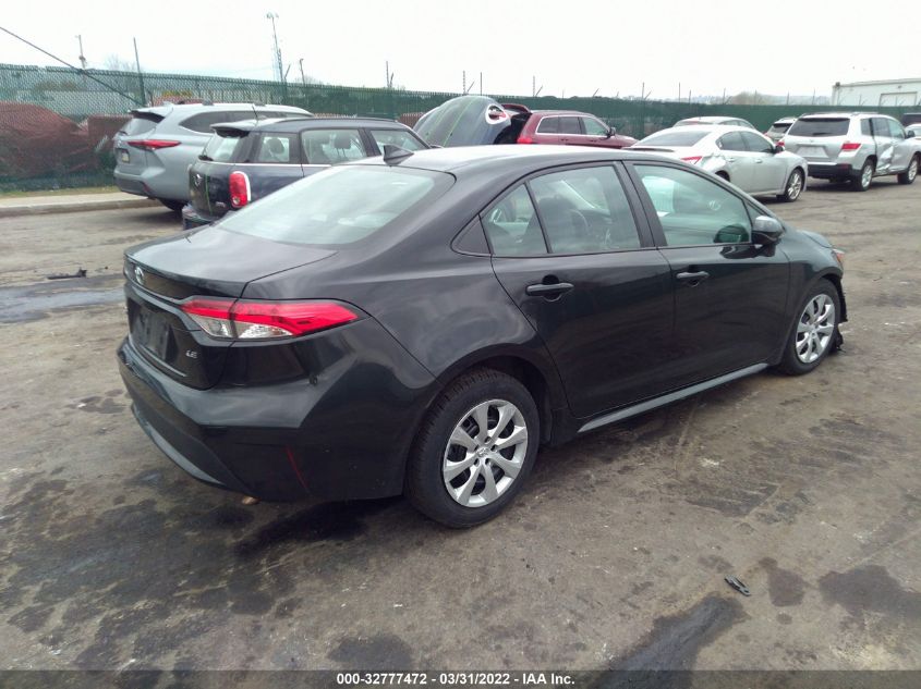 2020 TOYOTA COROLLA LE VIN: 5YFEPRAE6LP079622