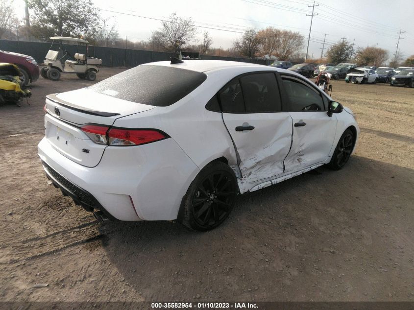 2022 TOYOTA COROLLA SE/SE NIGHTSHADE/APEX SE VIN: 5YFS4MCE6NP133015