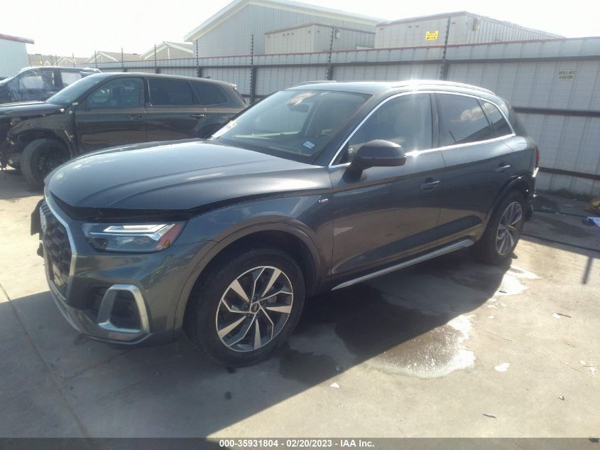 2022 AUDI Q5 S LINE PREMIUM PLUS VIN: WA1EAAFY5N2082822