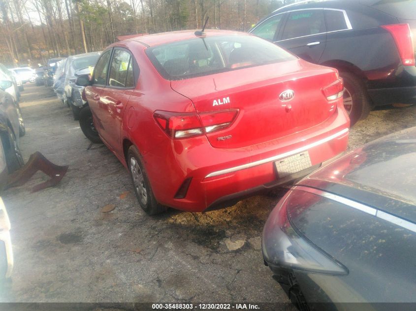2021 KIA RIO S VIN: 3KPA24AD3ME370783