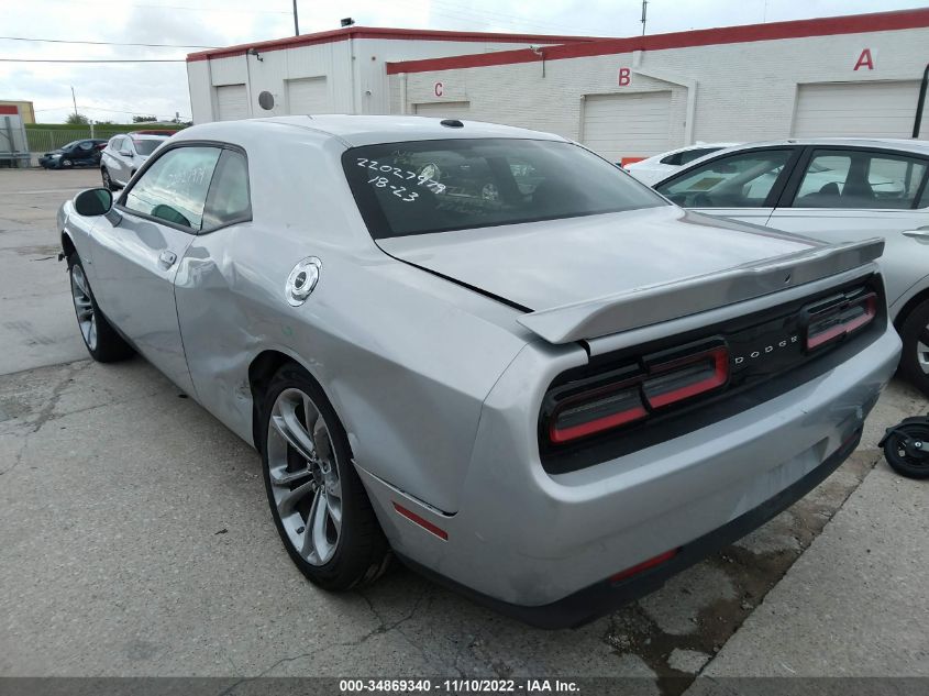 2022 DODGE CHALLENGER R/T VIN: 2C3CDZBT1NH131815