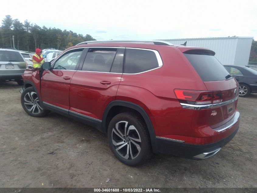 2021 VOLKSWAGEN ATLAS 2.0T SEL PREMIUM VIN: 1V2TP2CA8MC567472
