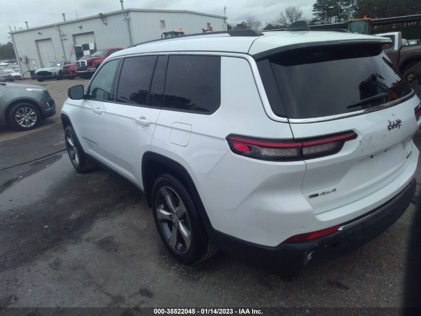 2022 JEEP GRAND CHEROKEE L LIMITED VIN: 1C4RJKBG9N8542474