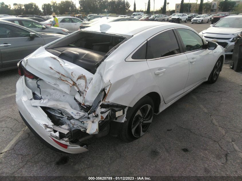 2022 HONDA INSIGHT EX VIN: 19XZE4F56NE010324