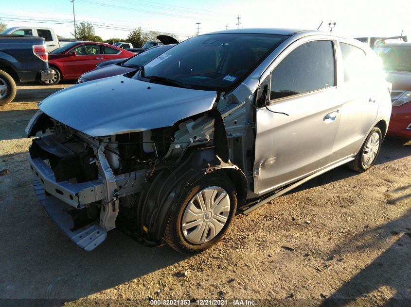 2021 MITSUBISHI MIRAGE ES/LE/CARBONITE EDITION VIN: ML32AUHJ8MH001952