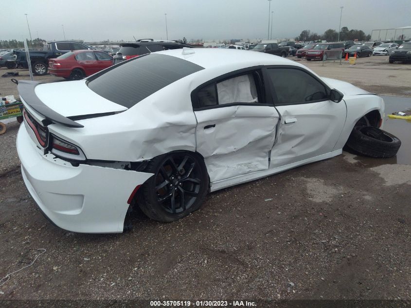 2022 DODGE CHARGER GT VIN: 2C3CDXHG7NH213661