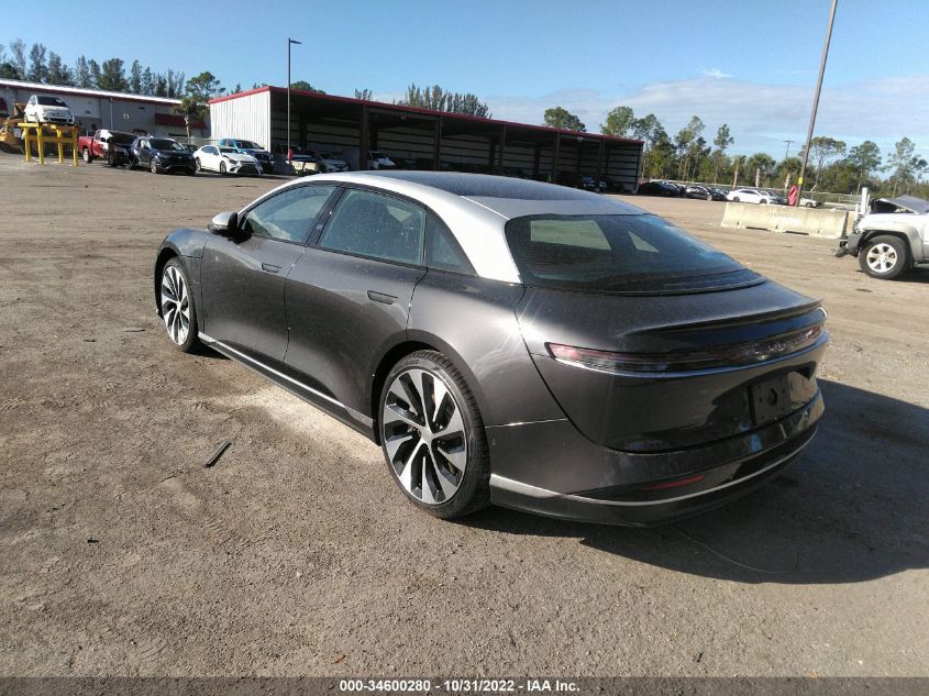 2022 LUCID AIR GRAND TOURING VIN: 50EA1GBA5NA005448
