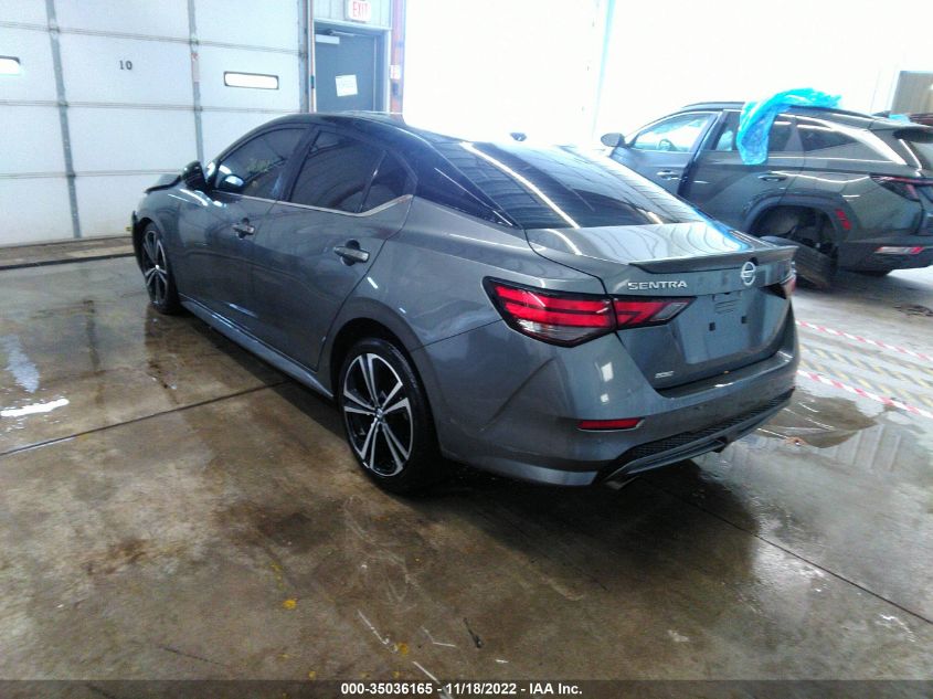 2021 NISSAN SENTRA SR VIN: 3N1AB8DV3MY328336