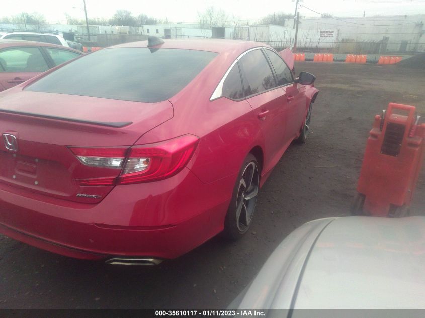 2021 HONDA ACCORD SEDAN SPORT VIN: 1HGCV1F32MA031984