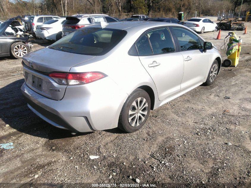 2022 TOYOTA COROLLA HYBRID LE VIN: JTDEAMDE7NJ043364