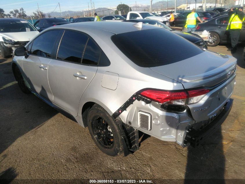2022 TOYOTA COROLLA SE/SE NIGHTSHADE/APEX SE VIN: JTDS4MCE5N3512340