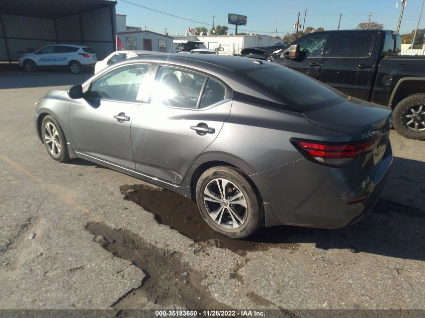 2022 NISSAN SENTRA SV VIN: 3N1AB8CV2NY294859