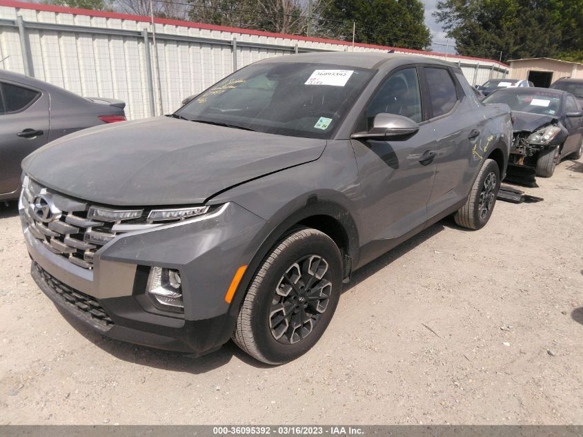 2022 HYUNDAI SANTA CRUZ SEL VIN: 5NTJB4AE4NH020523