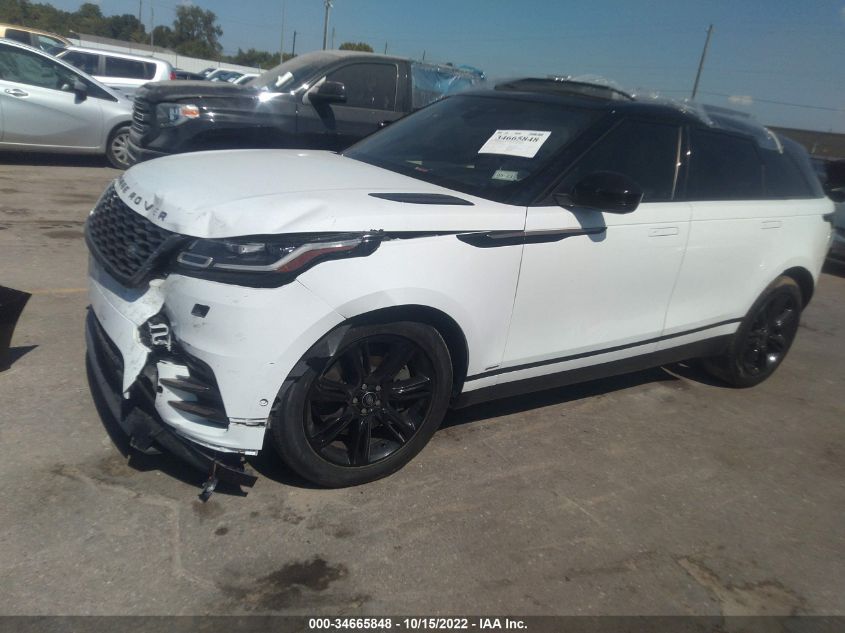 2021 LAND ROVER RANGE ROVER VELAR R-DYNAMIC S VIN: SALYT2EU1MA313049