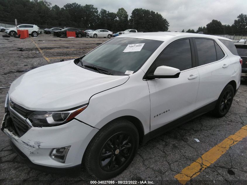 2021 CHEVROLET EQUINOX LT VIN: 3GNAXKEV8MS104452