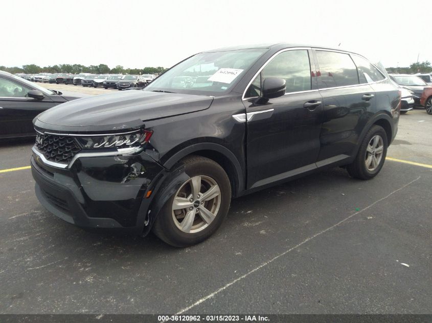 2022 KIA SORENTO LX VIN: 5XYRG4LC0NG088601