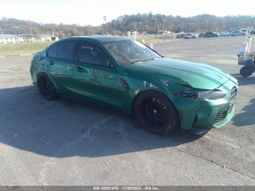 2021 BMW M3 VIN: WBS53AY04MFK75616