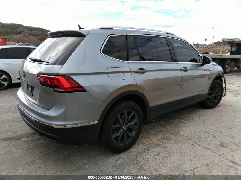 2022 VOLKSWAGEN TIGUAN SE VIN: 3VV3B7AX7NM025186