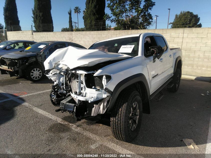 2022 TOYOTA TACOMA 4WD SR/SR5/TRD SPORT VIN: 3TMCZ5AN2NM532915