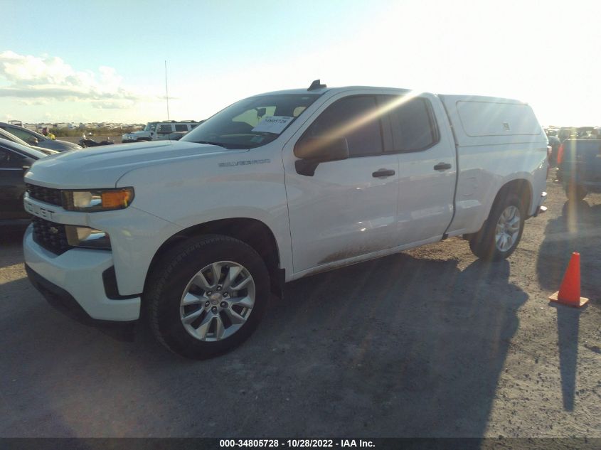 2021 CHEVROLET SILVERADO 1500 CUSTOM VIN: 1GCRWBEK2MZ281022
