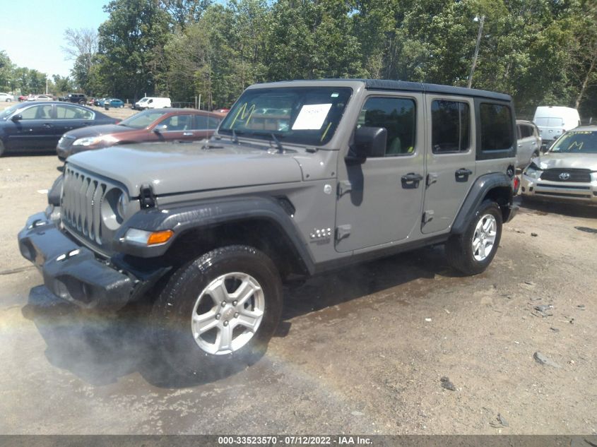 2020 JEEP WRANGLER UNLIMITED SPORT S VIN: 1C4HJXDN0LW227334