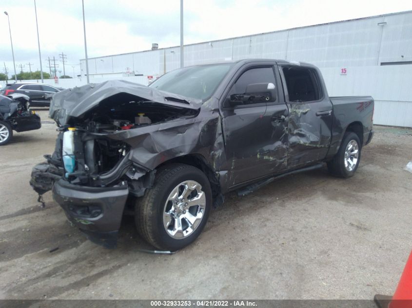 2021 RAM 1500 LONE STAR VIN: 1C6RREFT8MN816000