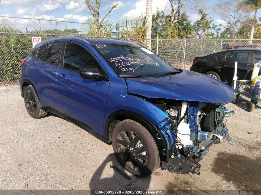2022 HONDA HR-V SPORT VIN: 3CZRU5H11NM740354