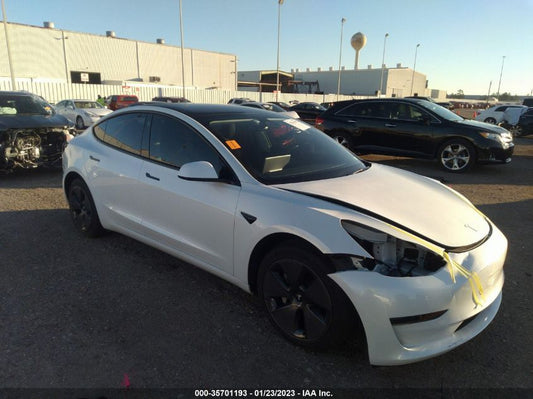 2022 TESLA MODEL 3 VIN: 5YJ3E1EA2NF314604