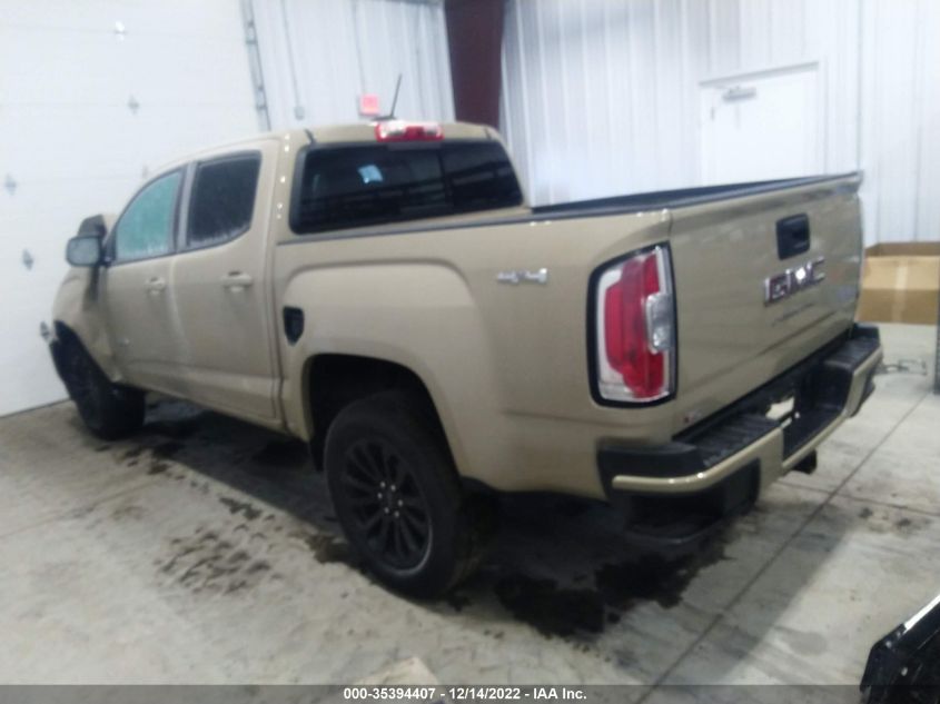 2022 GMC CANYON 4WD ELEVATION VIN: 1GTG6CEN1N1255910