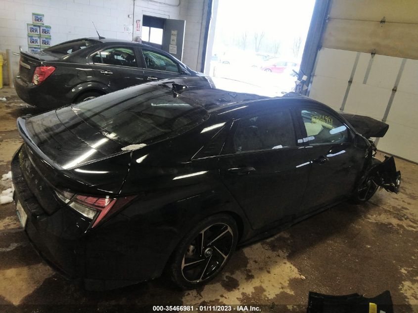 2021 HYUNDAI ELANTRA N LINE VIN: KMHLR4AF3MU158159