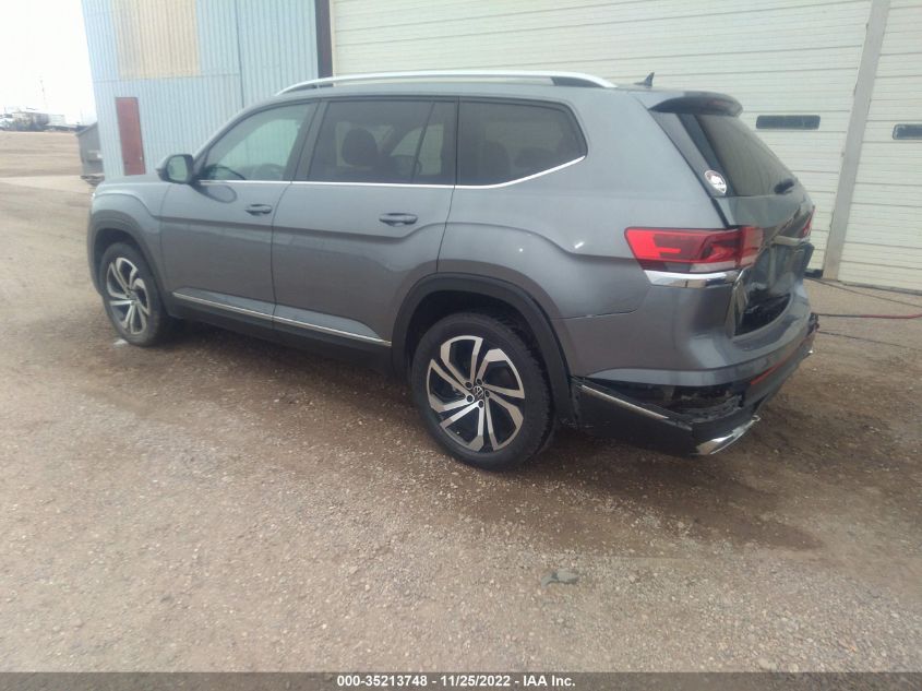 2022 VOLKSWAGEN ATLAS 3.6L V6 SEL VIN: 1V2BR2CA9NC519230