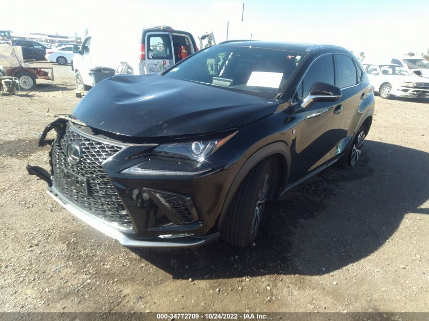 2021 LEXUS NX NX 300 F SPORT VIN: JTJSARDZ1M2262202