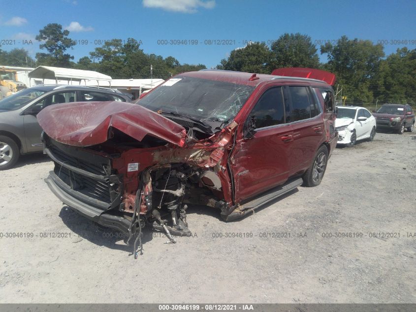 2021 CHEVROLET TAHOE LT VIN: 1GNSCNKD1MR146834