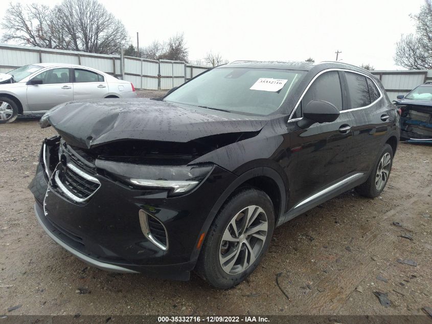 2021 BUICK ENVISION ESSENCE VIN: LRBFZPR43MD194356