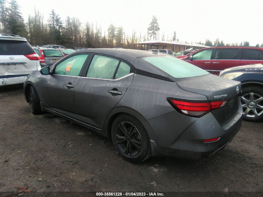 2021 NISSAN SENTRA SV VIN: 3N1AB8CV8MY257622