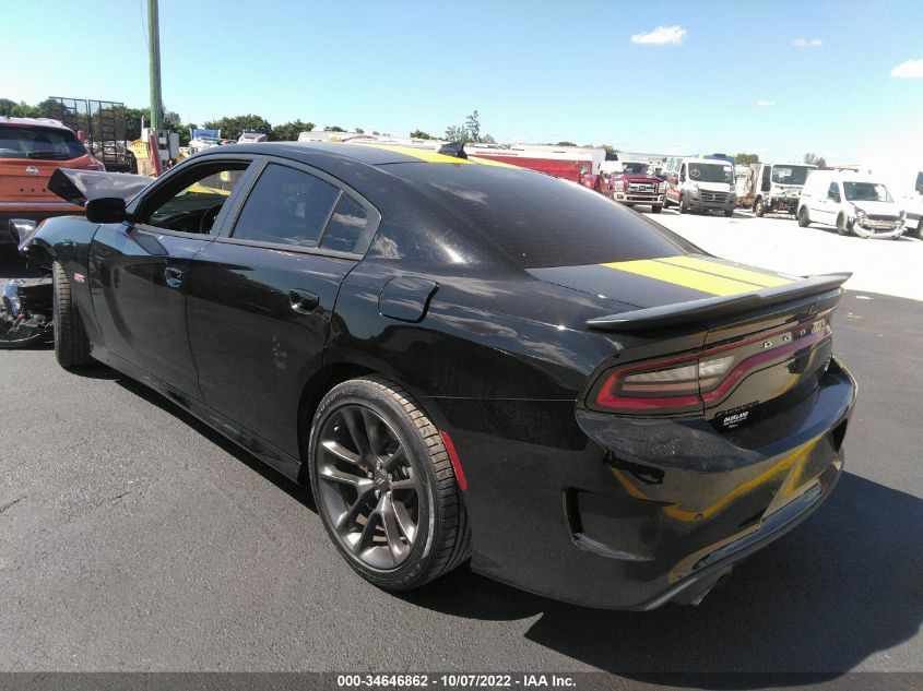 2021 DODGE CHARGER SCAT PACK VIN: 2C3CDXGJXMH579688