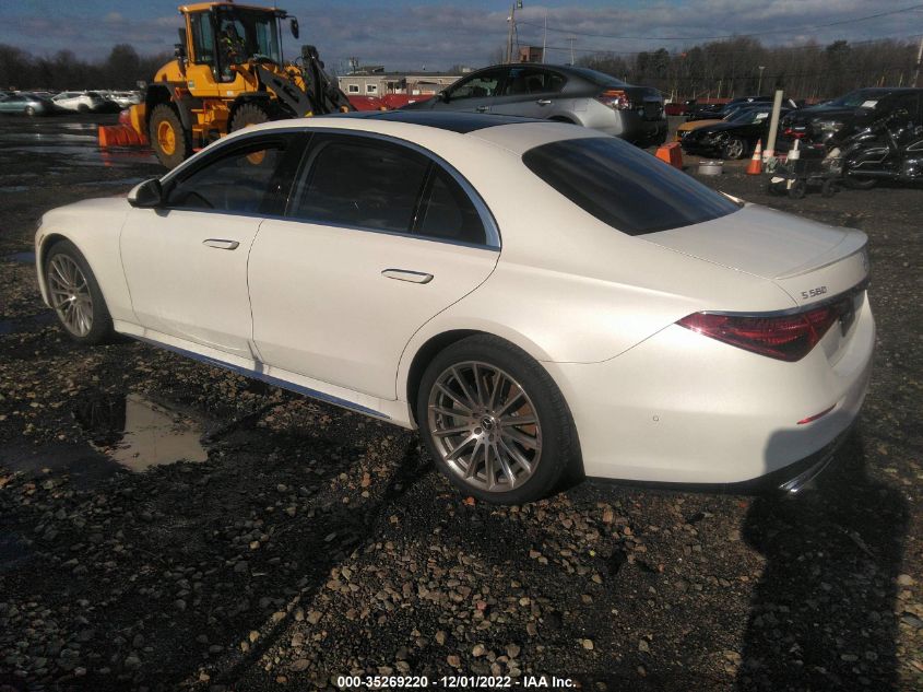 2022 MERCEDES-BENZ S-CLASS S 580 VIN: W1K6G7GB4NA105671