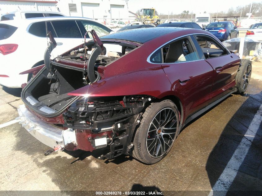 2021 PORSCHE TAYCAN 4S VIN: WP0AB2Y19MSA45121