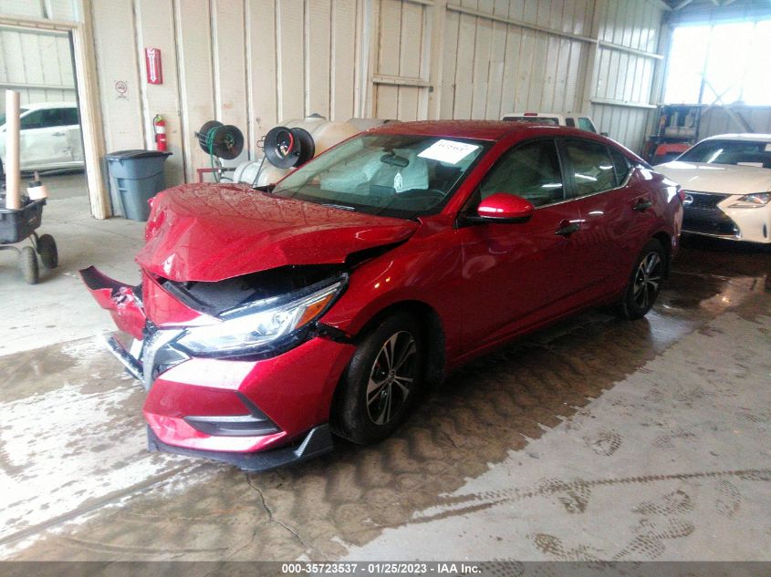 2022 NISSAN SENTRA SV VIN: 3N1AB8CV9NY261843