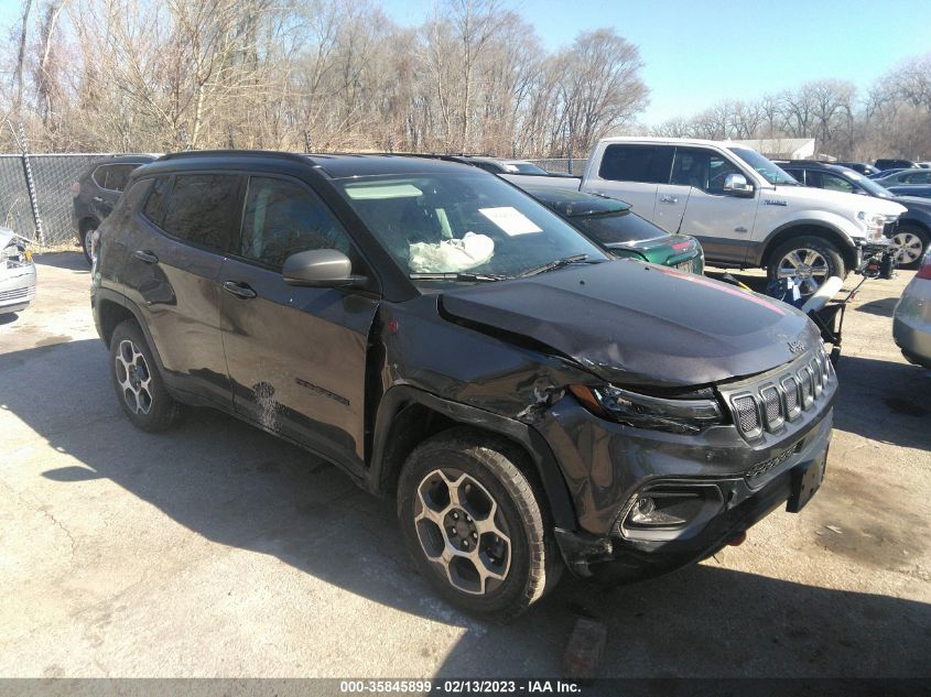 2022 JEEP COMPASS TRAILHAWK VIN: 3C4NJDDB8NT162118