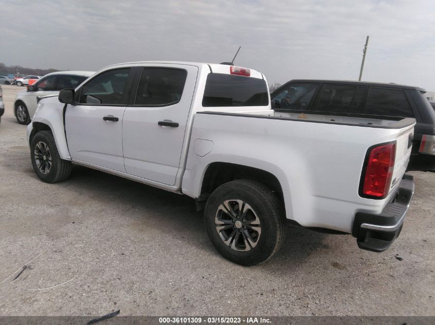 2022 CHEVROLET COLORADO 2WD WORK TRUCK VIN: 1GCGSBEN9N1169945
