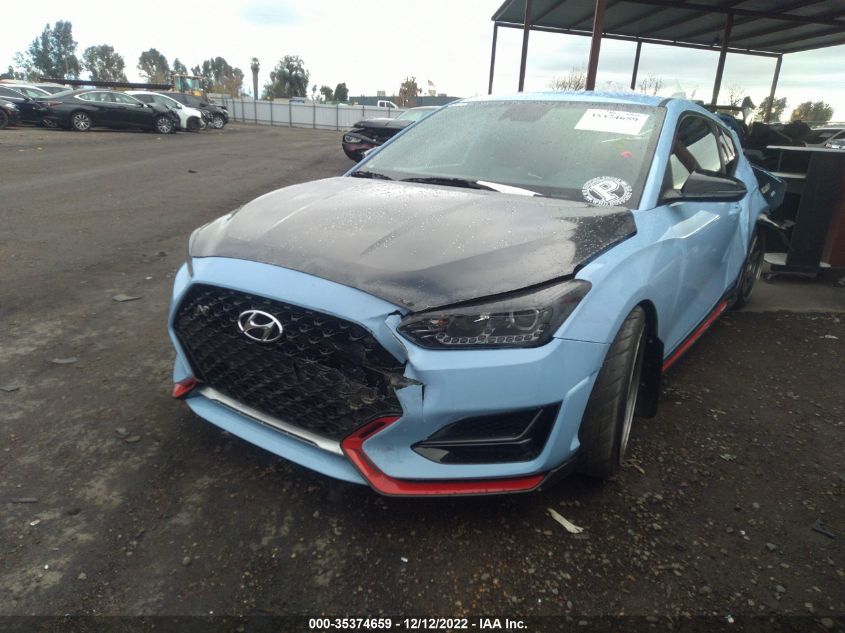 2022 HYUNDAI VELOSTER N VIN: KMHT36AH2NU013453