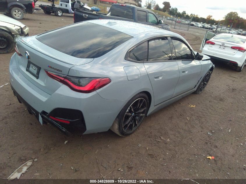 2022 BMW 4 SERIES M440I XDRIVE VIN: WBA13AW07NFN11490