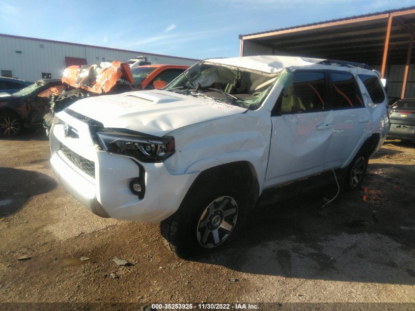 2021 TOYOTA 4RUNNER TRD OFF ROAD VIN: JTEPU5JR2M5870530