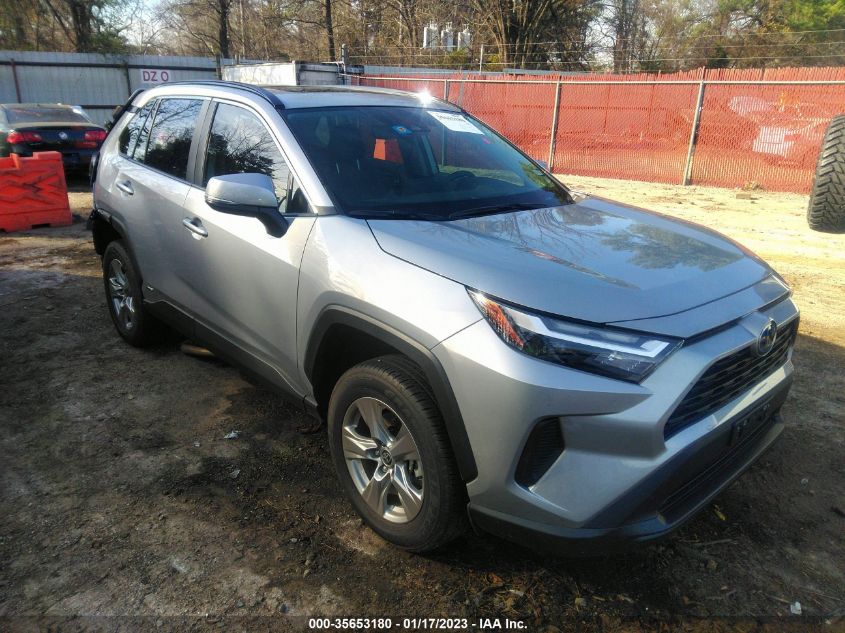2022 TOYOTA RAV4 HYBRID XLE VIN: 2T3RWRFVXNW132070