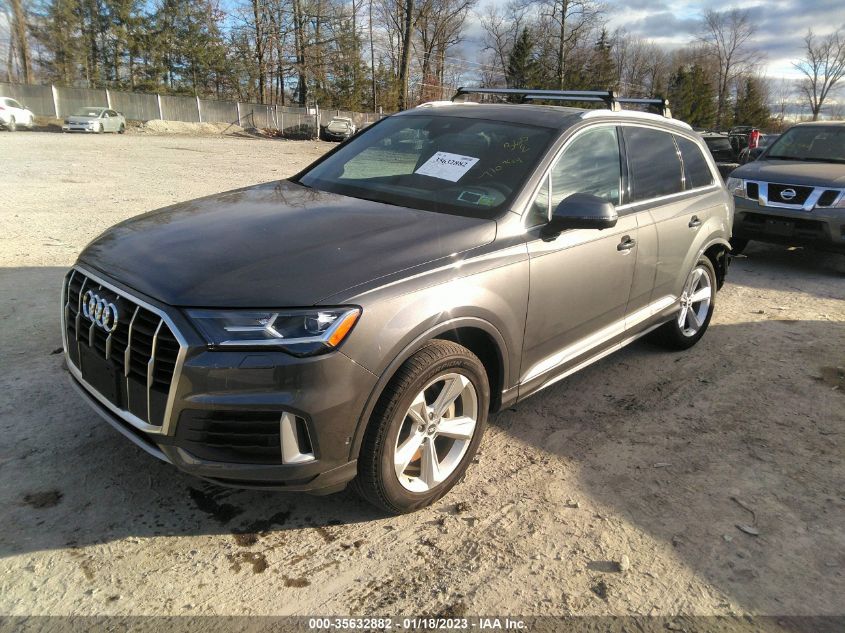 2021 AUDI Q7 PREMIUM VIN: WA1AJAF78MD028892