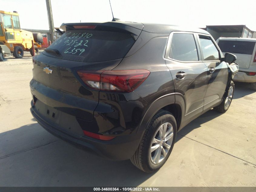 2021 CHEVROLET TRAILBLAZER LS VIN: KL79MMS23MB018503